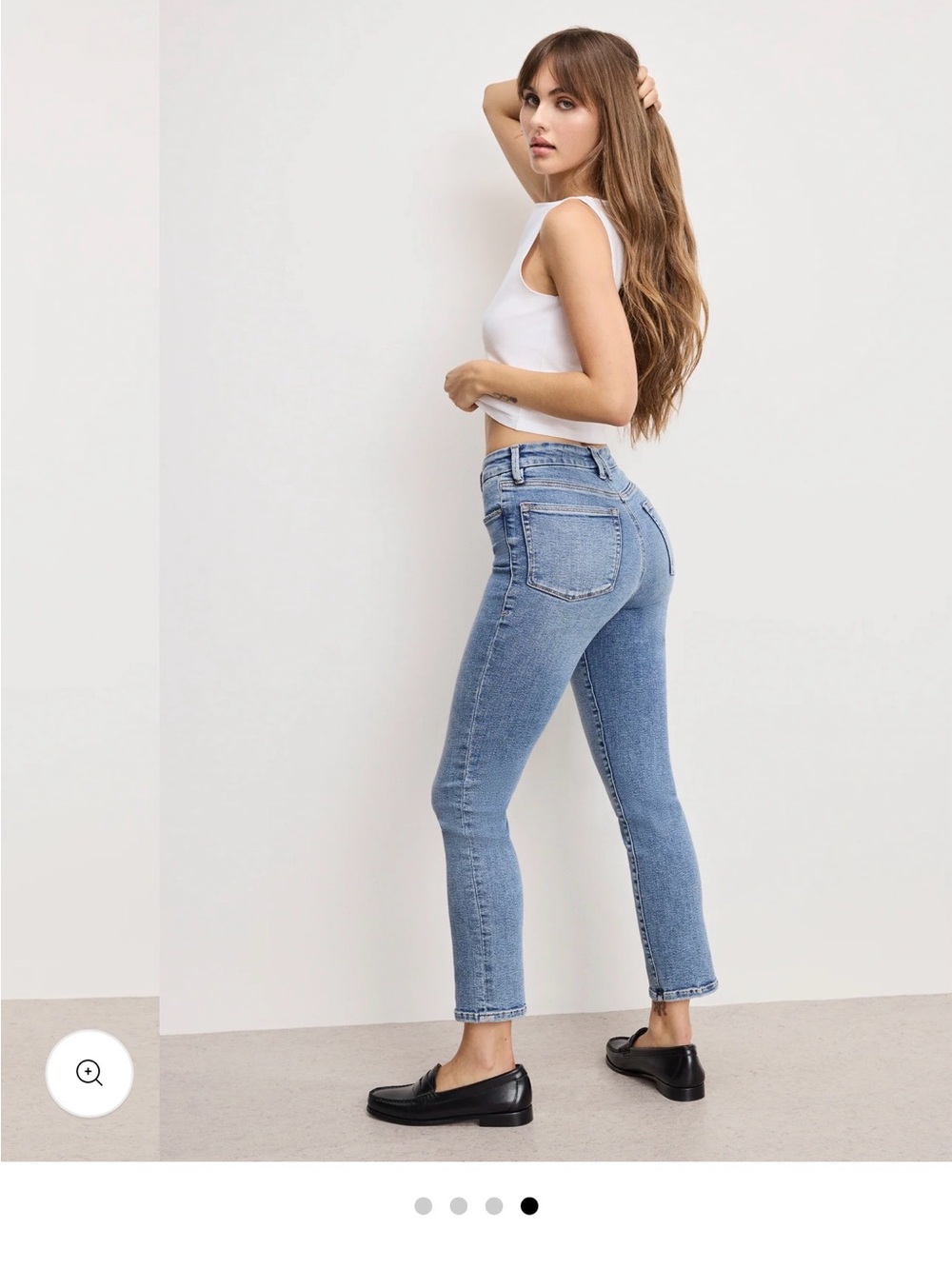 Good American Light Blue Skinny Jeans hard to find super great fit